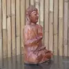 Product image 7 of the product “Seated Buddha made of wood in Abhaya Position - gesture of fearlessness, H.40 cm. 40 cm”